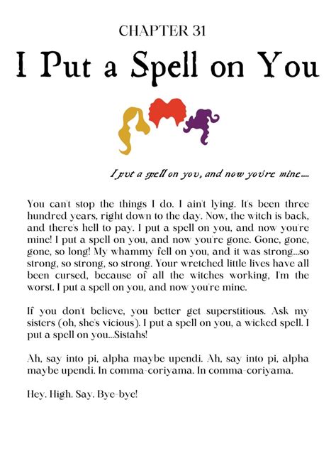 lyrics to i put a spell on you|i put a spell on you original.